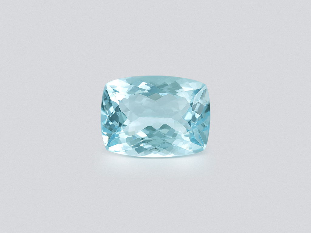 Aquamarine cushion cut 10.24 carats, Madagascar