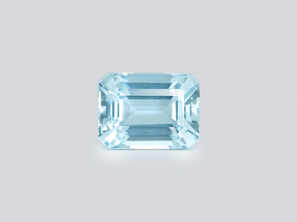Aquamarine octagon cut 10.15 carats, Madagascar