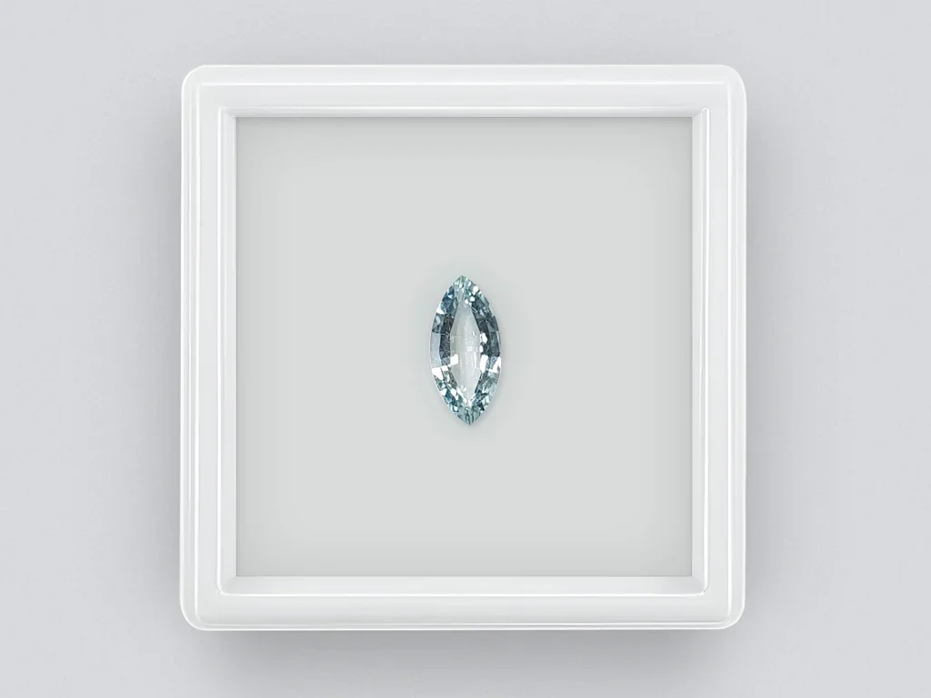 Cushion cut beryl 0.86 carats, Africa 2