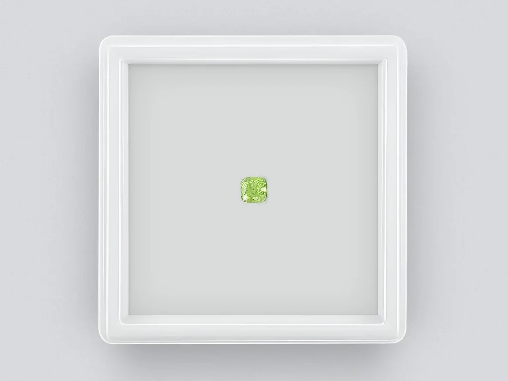 Cushion cut yellow beryl 1.48 carats, Nigeria 2