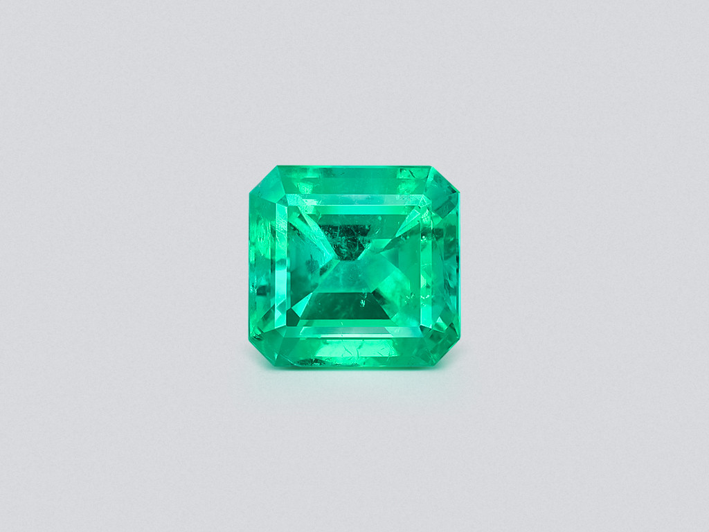 Emerald Mariposa octagon cut 8.41 carats, Colombia