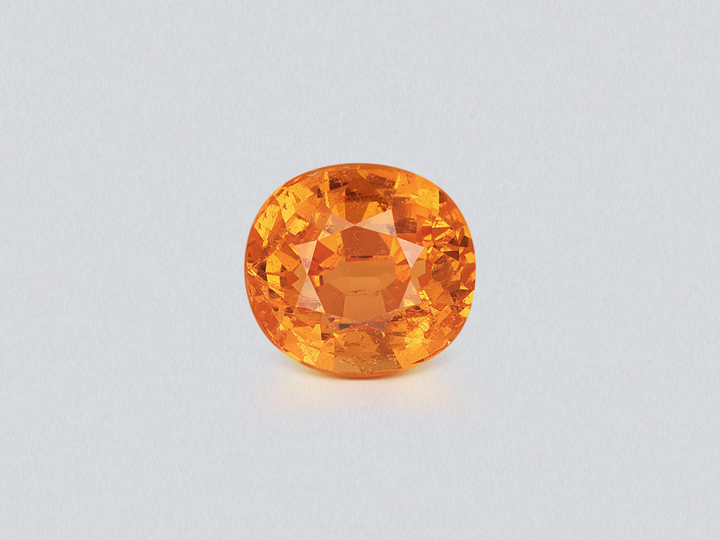 Garnet  spessartine Fanta Color cushion cut 2.26 carats,  Africa