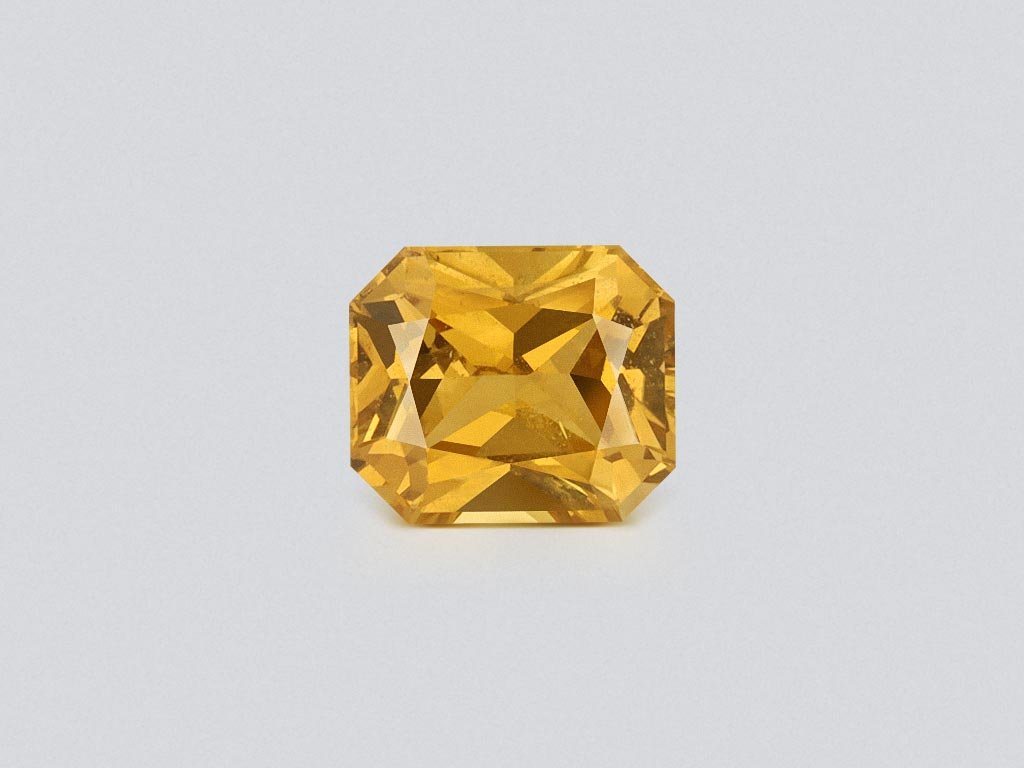 Intense yellow radiant-cut chrysoberyl 3.30 carats, Sri Lanka