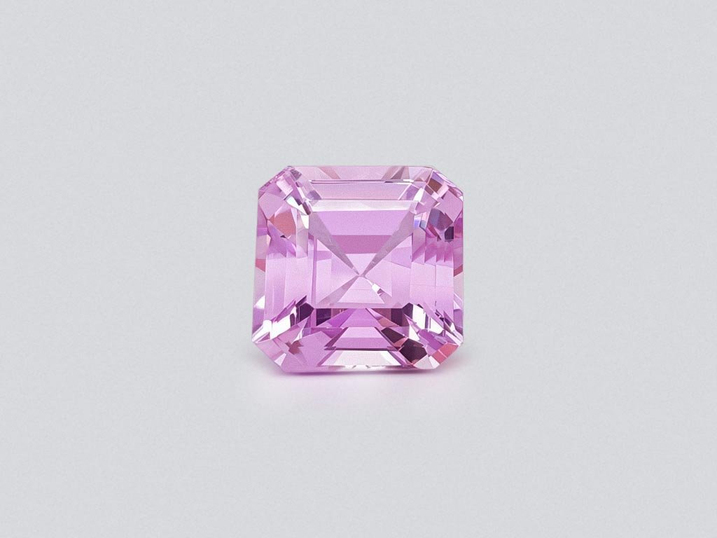 Octagon cut kunzite 13.78 ct, Afghanistan