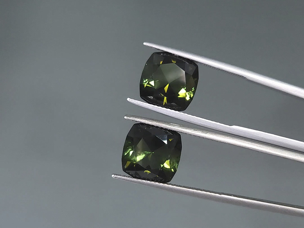 Pair of aquamarines pear cut 10.99 carats, Mozambique 5