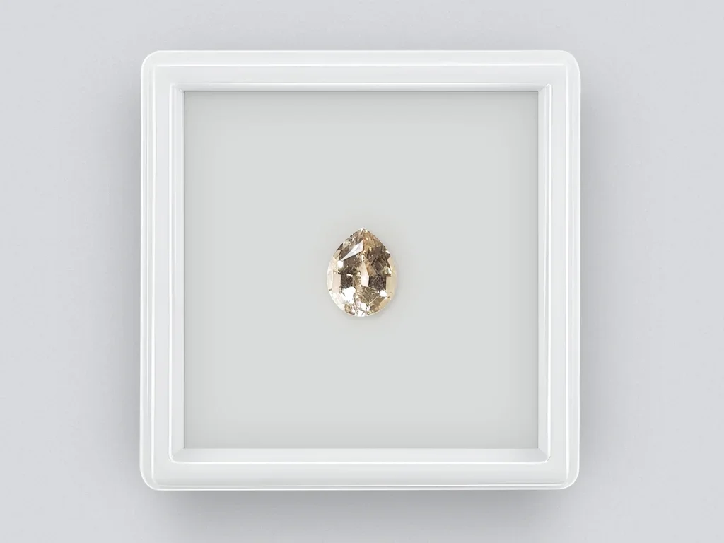 Pear cut beryl 1.19 carats, Nigeria