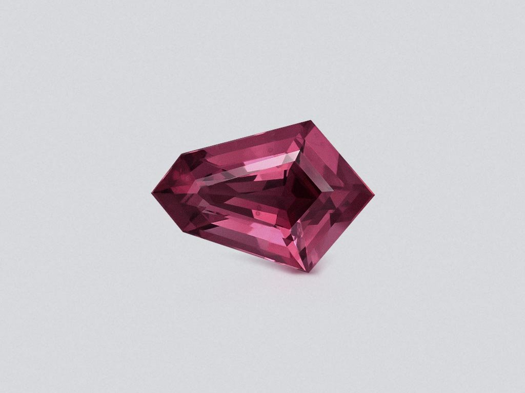 Purple spinel in fancy cut 2.18 carats, Burma