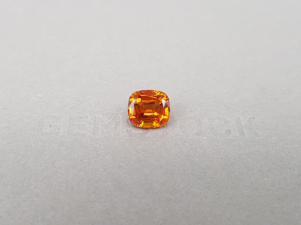 Rare top quality clinohumite in cushion cut 3.74 ct, Afghanistan 2