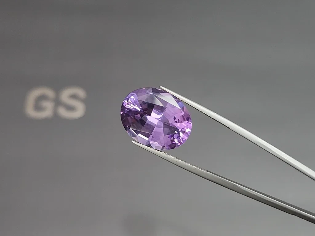 Set amethyst oval cut 42.36 carats, Brazil 4