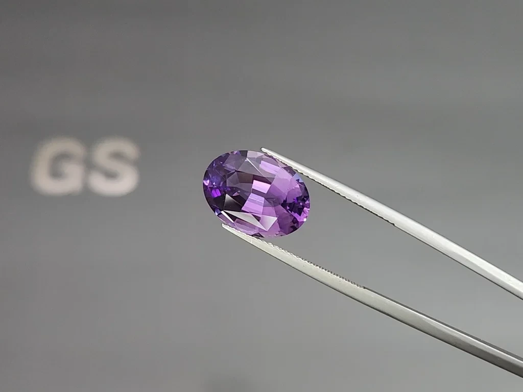Set of amethysts oval cut 17.40 carats, Brazil 3