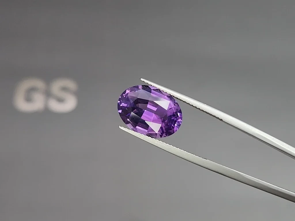 Set of amethysts oval cut 18,61carats, Brazil 3