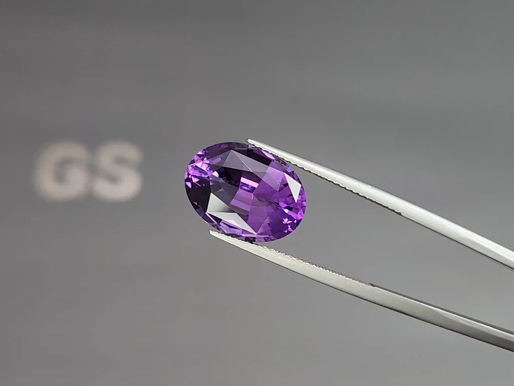 Set of amethysts oval cut 19.59 carats, Brazil 3