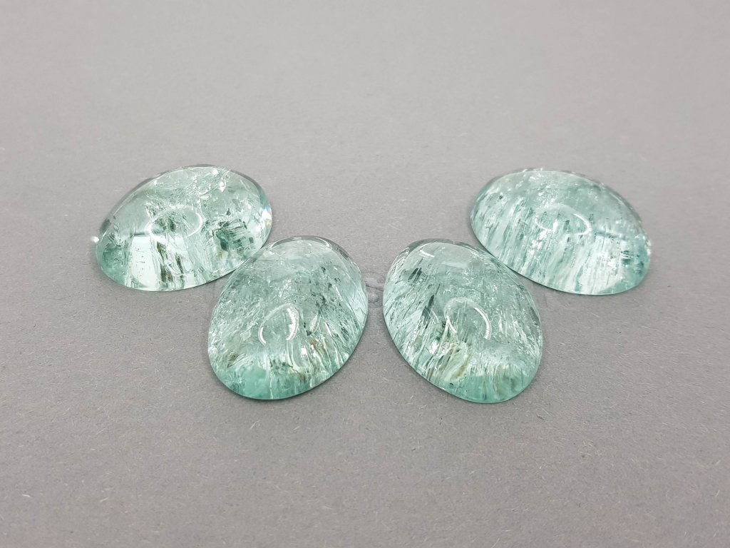 Set of cabochon-cut beryls 138.77 carats, Sherlova Gora 2