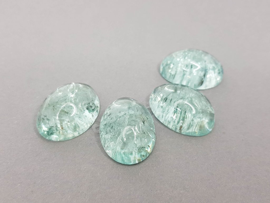 Set of cabochon-cut beryls 138.77 carats, Sherlova Gora 3