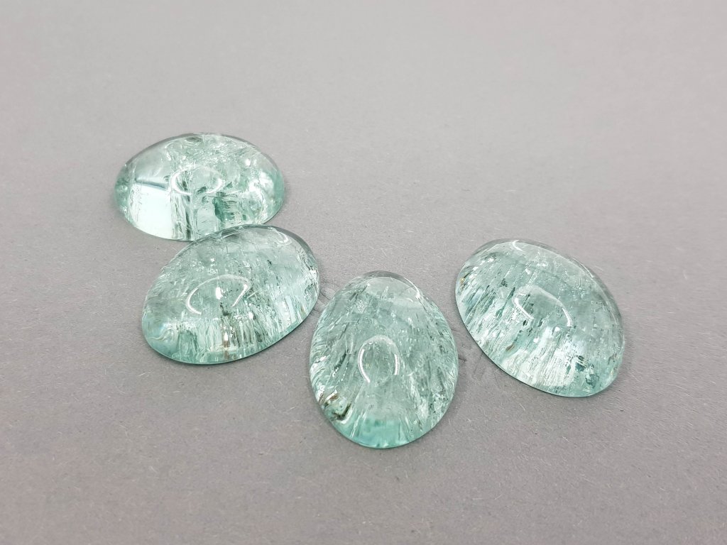 Set of cabochon-cut beryls 138.77 carats, Sherlova Gora 4