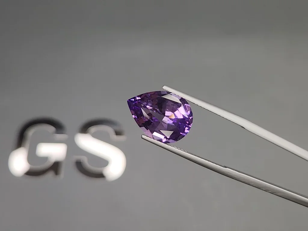 Set of purple amethysts pear cut 17.00-20.00 carats, Brazil 3