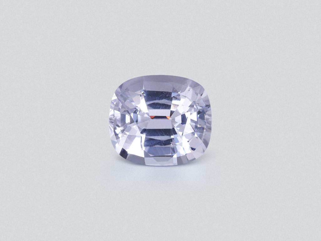 Steel Grey Vibrant spinel in cushion cut 5.84 carats, Burma