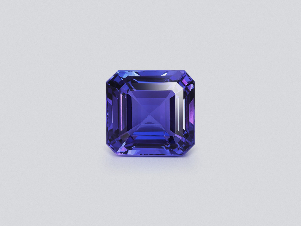 Tanzanite asscher cut 9.60 carats, Tanzania