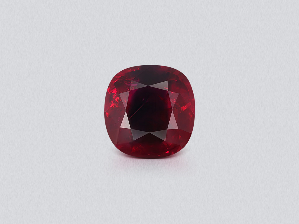 Unheated ruby Pigeon Blood cushion cut 2.12 carats, Burma