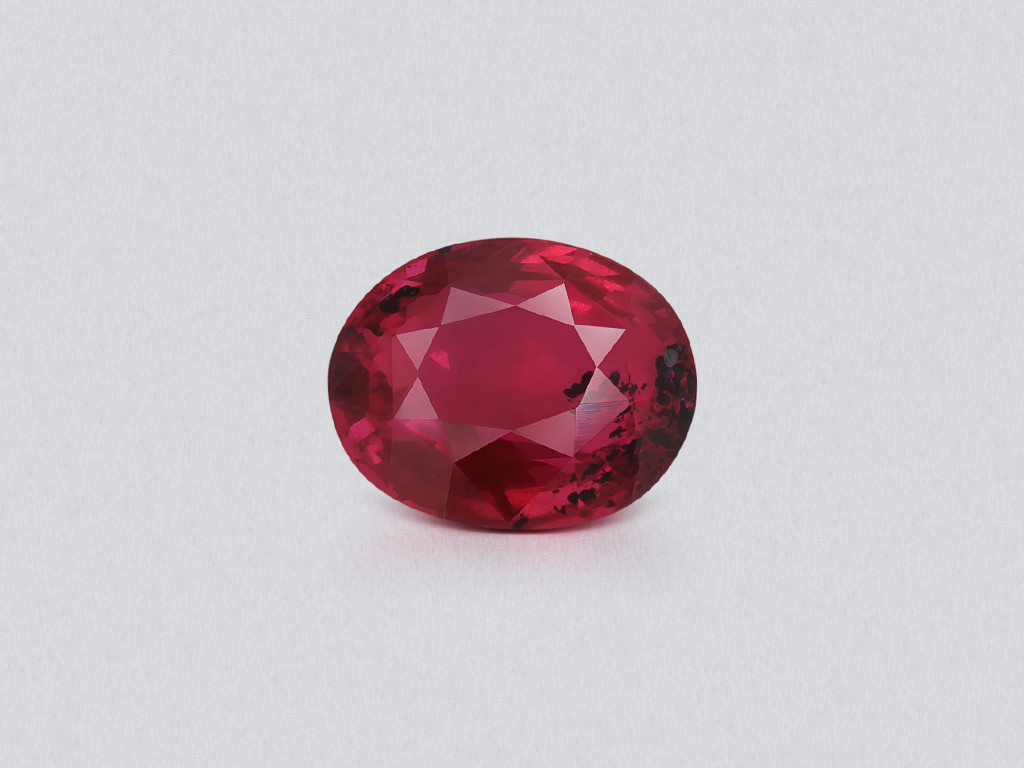 Unheated ruby Pigeon blood oval cut 1.04 carats, Mozambique