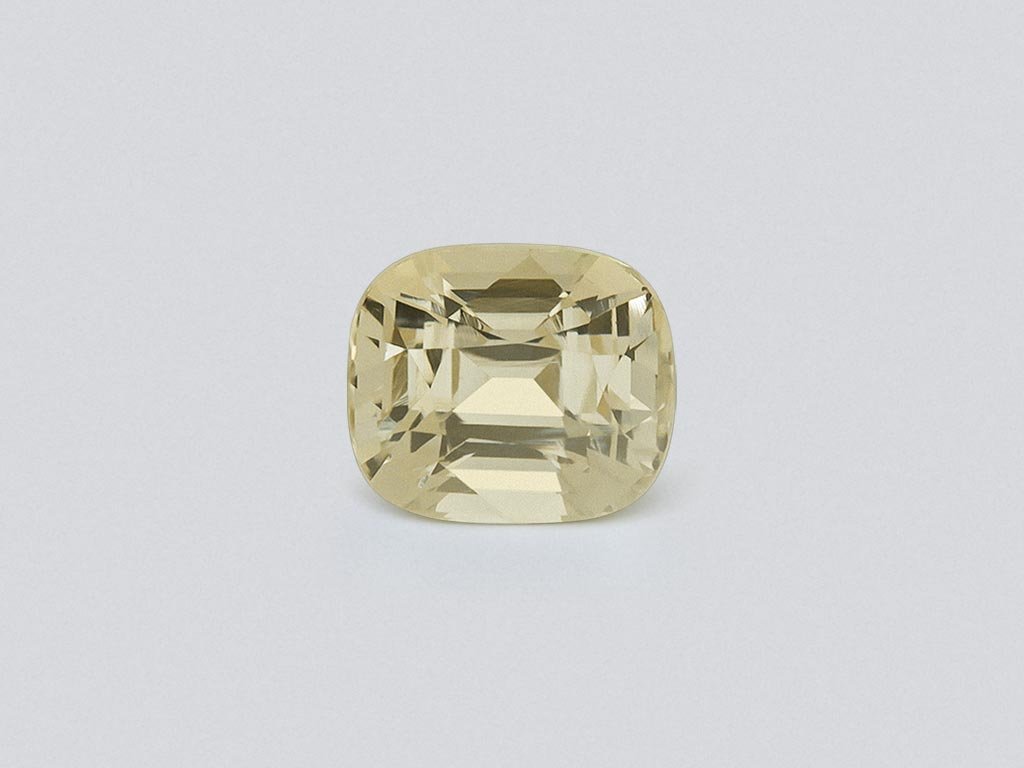 Vanadium containing chrysoberyl cushion cut 1.52 carats, Madagascar