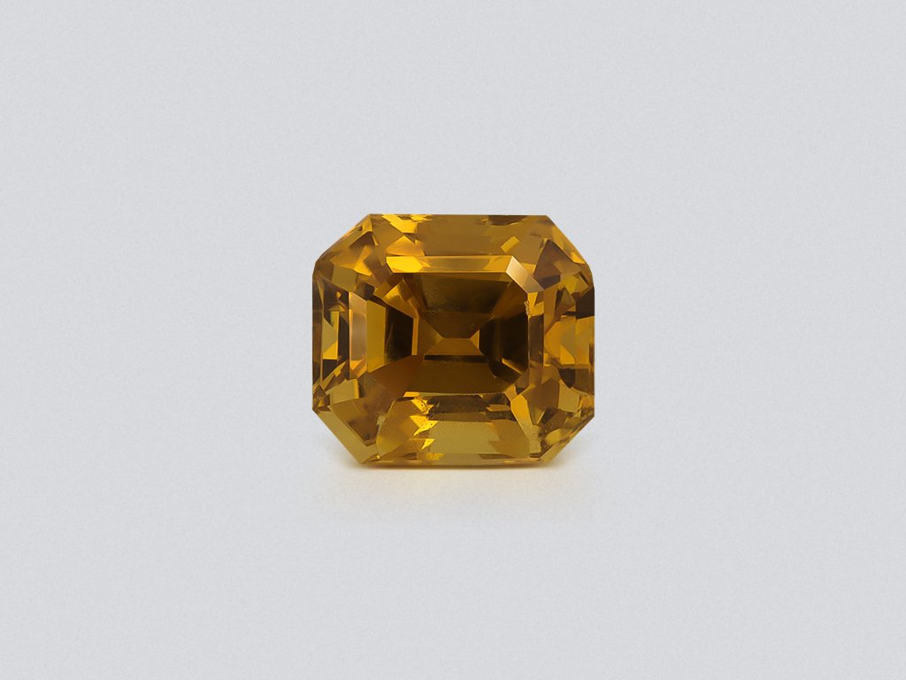 Yellow chrysoberyl octagon cut 3.08 carats, Sri Lanka