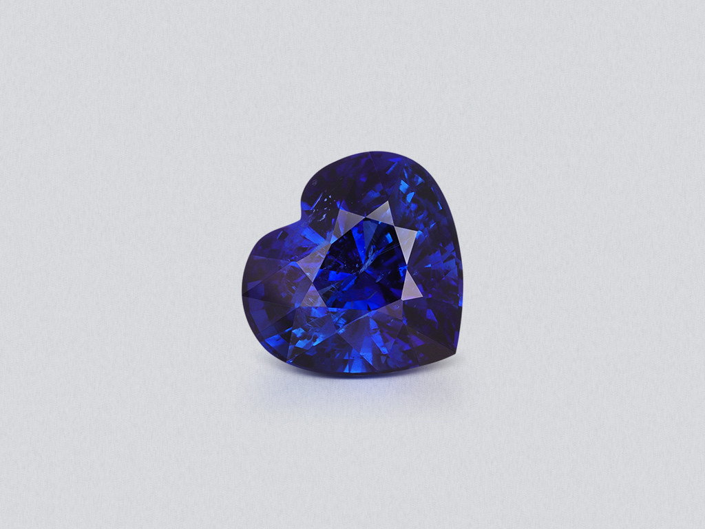 Royal Blue Sapphire Heart Shape 5.01ct